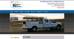 Desktop Screenshot of nystromelectric.com
