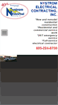 Mobile Screenshot of nystromelectric.com
